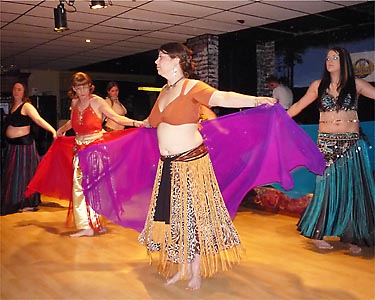 Zarifa's students at Zarifa's Community Dance