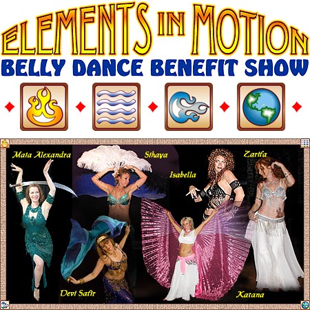 Elements in Motion Belly Dance Benefit Show